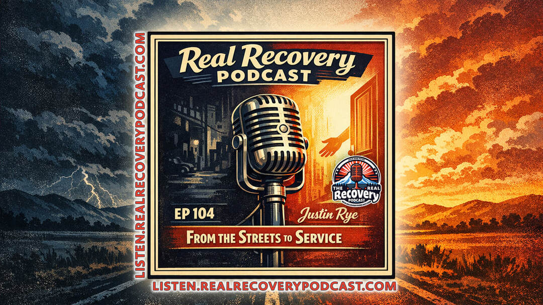  Justin Rye, a substance abuse counselor with nearly three years of sobriety, joins hosts Julie and Peter on Episode 104 of the Real Recovery Podcast to share his journey from gang culture and years of incarceration to faith-based recovery and service on the front lines of addiction treatment.
