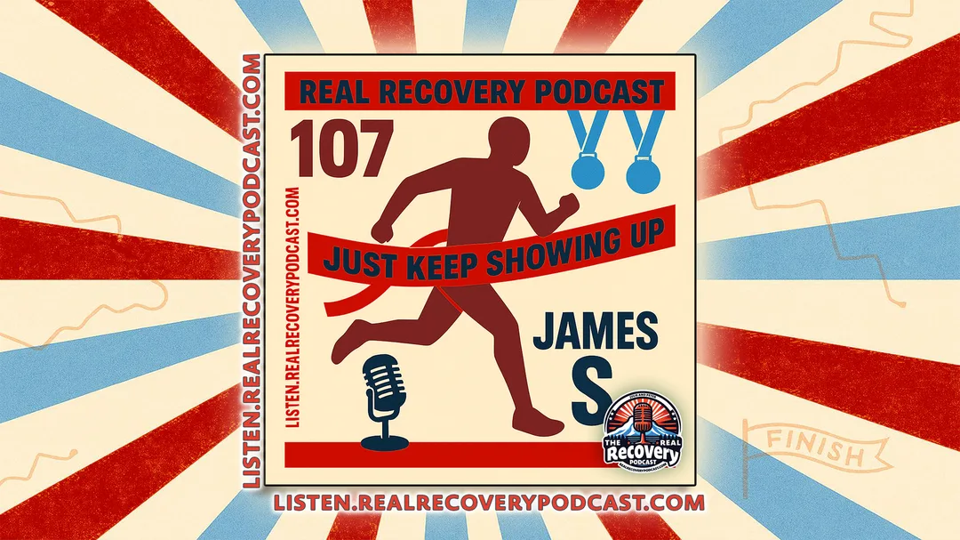 James S., two and a half years sober and a two-time Portland Marathon finisher, joins hosts Julie and Peter on Episode 107 of the Real Recovery Podcast to share his journey from Fora Health to the finish line — and what it really means to put your recovery first every single day.