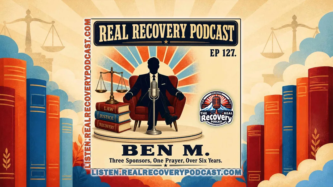 Ben M., a recovery advocate with over six years of sobriety, joins hosts Julie and Peter on Episode 126 of the Real Recovery Podcast to revisit his story of addiction, relapse, and the long road back.